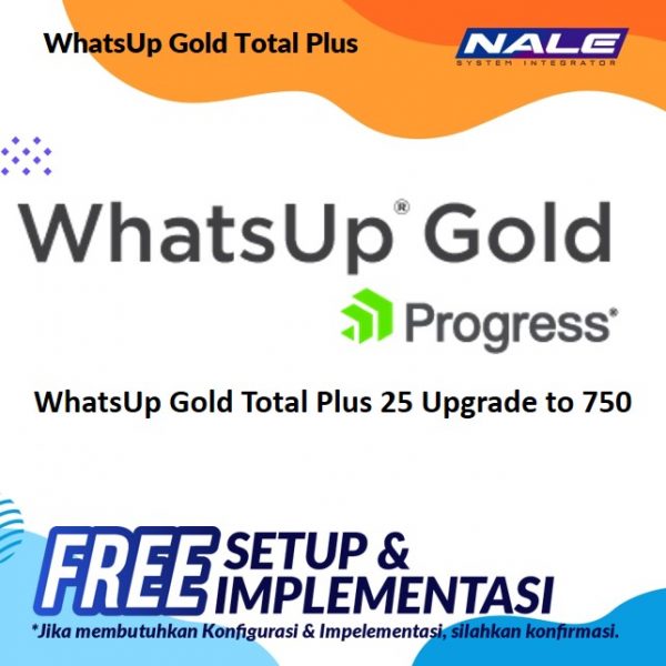 WhatsUp Gold Total Plus 25 Upgrade to 750