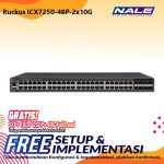 Ruckus Paket Complete Compact Switch 48-Port PoE+ (ICX7250-48P-2x10G)