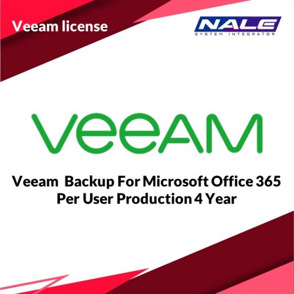 VEEAM  BACKUP FOR MICROSOFT OFFICE 365 PER USER PRODUCTION 4 YEAR
