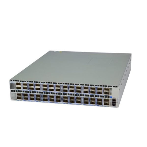 Arista 7280R, 48x100GbE QSFP and 8x40GbE QSFP+ switch, front to rear air, 2 x AC and 2 x C19-C20 cords