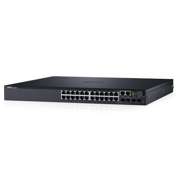 Dell S3124P, L3, PoE+, 24x 1GbE, 2x 10GbE SFP+ Switch